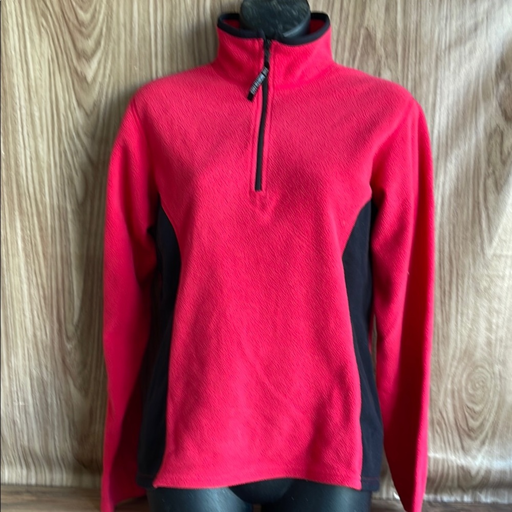 Pre-owned North Face Sweater Womens Medium Long Sleeve Pullover 1/4 Zip